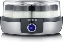 Severin JG 3521 Yoghurtmaker met 6 Programma's - Inclusief 7 glazen potjes - 100% BPA-vrij
