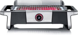 Severin PG 8114 DigitalBOOST 3000 W Grill Electrisch Tafelblad Zwart, Zilver