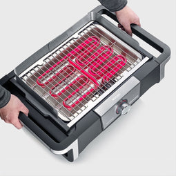 Severin PG 8117 BOOST S Grill Electrisch Zwart, Zilver 3000 W