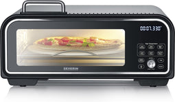 Severin PG Pizzaoven - 400°C in 5 minuten - incl. 30 cm Pizza Steen