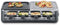 SEVERIN RG 2366 Black Line gourmetstel - PFAS vrije baklaag - 8 personen - temperatuurinstelling - vaatwasserbestendig - 8 pannetjes met parkeerfunctie - Natuursteen en keramisch grilloppervlak