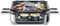 Severin RG 2379 SEVENTO rook- en geurloze raclette/gourmet - downdraft technologie - 8 personen - 1900 W Zwart/Zilver