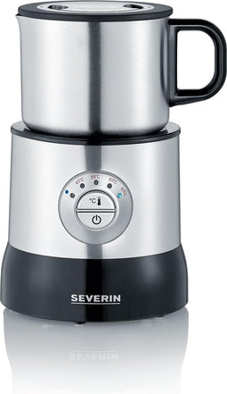 Severin SM 3583 - Melkopschuimer met inductietechniek voor 100-350 ml schuim - RVS - Vaatwasserbestendig