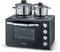 Severin TO 2074 - Bak- en broodrooster oven met kookplaten - Zwart