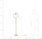 SEVERN - Staande lamp - Goud - Metaal