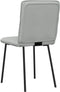 vidaXL - Eetkamerstoelen - 2 - st - fluweel - lichtgrijs