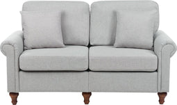 GINNERUP - Tweezitsbank - Lichtgrijs - Polyester