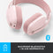 Logitech Zone Vibe 100 - Draadloze Headset - Ruisonderdrukking - Rose