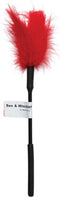 Sex and Mischief Sekstuigje S&M Feather Tickler - Red