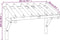 vidaXL - Deurluifel - 200x100x100 - cm - massief - grenenhout
