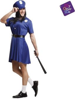 Sexy Politie Pakje Man Blauw - Maat M/L