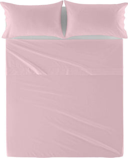 Bovenblad HappyFriday Basic Licht Roze 180 x 270 cm