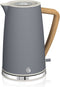 Swan SK14610GRYN - Waterkoker - 3000W 1,7L - Leigrijs