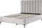 SEZANNE - Bed met opbergruimte - Lichtgrijs - 160 x 200 cm - Fluweel