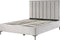 SEZANNE - Bed met opbergruimte - Lichtgrijs - 160 x 200 cm - Fluweel
