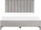 SEZANNE - Bed met opbergruimte - Lichtgrijs - 180 x 200 cm - Fluweel