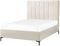SEZANNE - Bed met opbergruimte - Off-white - 140 x 200 cm - Bouclé
