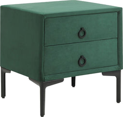 SEZANNE - Nachtkastje - Donkergroen - Fluweel