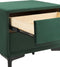 SEZANNE - Nachtkastje - Donkergroen - Fluweel