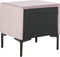 SEZANNE - Nachtkastje - Roze - Fluweel