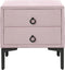 SEZANNE - Nachtkastje - Roze - Fluweel