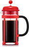 Bodum Java - French Press Cafetière - 8 kops 1L - Rood