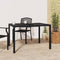vidaXL - Tuintafel - 110x80x72 - cm - staal - antracietkleurig