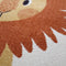 Tapis enfant rond petit lion TIAGGO