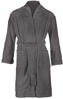 Riviera Maison Beyond - Badjas - 100% katoen - Grijs - XL