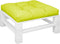 vidaXL - Palletkussen - 70x70x12 - cm - stof - heldergroen