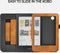 Lunso Geschikt voor Kobo Clara BW / Clara Colour hoes (6 inch) - Luxe Stand sleepcover - Bruin