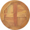 vidaXL - Tafelblad - rond - 2,5 - cm - 40 - cm - massief - teakhout
