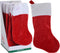 Christmas Decorations Decoratie kerstsok - rood - H43 cm - polyester - traditioneel