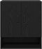 vidaXL - Wandkast - Zwart - Eiken - 60x30x70 - cm - Gelaagd - Hout