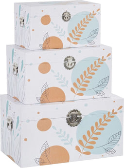 Kofferset 65 x 38 x 35 cm Canvas DMF (3 Onderdelen)