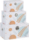 Kofferset 65 x 38 x 35 cm Canvas DMF (3 Onderdelen)