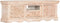 vidaXL - Tv-meubel - 120x30x40 - cm - massief - mangohout - wit