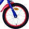 Sonic Prime Kinderfiets - 16 Inch - Handrem en Zijwieltjes - Blauw Rood