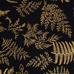 Fééric Lights and Christmas Tafelkleed 140x360cm - Kerst - Kersttafellaken - Zwart/Goud