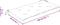 vidaXL - Tuinbankkussen - 100x50x7 - cm - oxford - stof - bladpatroon
