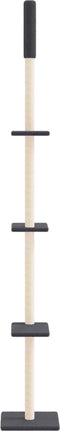 vidaXL - Kattenmeubel - vloer - tot - plafond - 267,5-297,5 - cm - donkergrijs