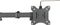 Digitus DA-90401 - Bureaumount - 2x schermen - Zwart