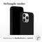 Accezz Liquid Silicone Backcover - MagSafe - Schokabsorberend - Zwart (iPhone 15 Pro Max)