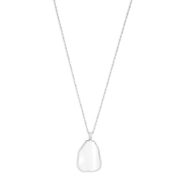 Riverstones Spirit - Ketting met hanger - Minimalistisch - Zilver