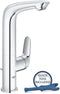 GROHE Wave New - Wastafelkraan - Hoge uitloop 24,5 cm - Chroom glans