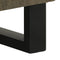 vidaXL - Dressoir - 60x33x75 - cm - massief - mangohout - zwart