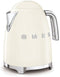 Smeg KLF03CREU - Waterkoker - 1,7L 2400W - Crème