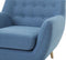 Fauteuil MOTALA Stof Blauw
