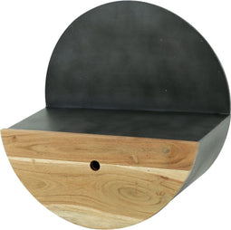 AnLi Style Wandschap half moon Ø40 met lade