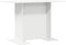 vidaXL - Eettafel - Wit - 110x60x75 - cm - Bewerkt - Hout